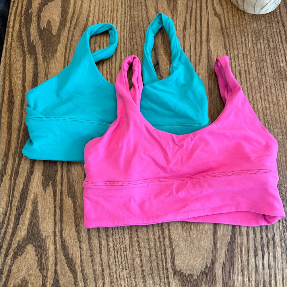 2 Lulu sports bras